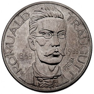 10 złotych 1933, Traugutt, wypukły napis PRÓBA, Parchim...