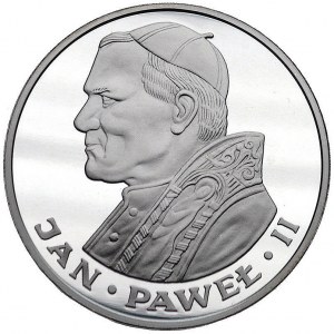 10.000 złotych 1986, Szwajcaria, Jan Paweł II, Parchimo...