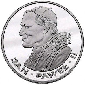 100 złotych 1986, Szwajcaria, Jan Paweł II, wypukły nap...