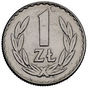 1 złoty 1957, Parchimowicz P-216.c, tzw. nowe srebro, 6...