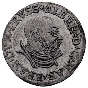 trojak 1535, Królewiec, napis PRVSS, Bahr. 1150, Neuman...