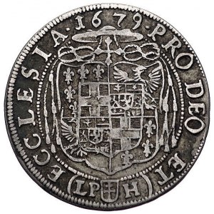 15 krajcarów 1679, Nysa, F.u.S. 2697, ciemna patyna