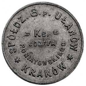 Kraków, 1 złoty Spółdzielni 8 p. ułanów, aluminium, Bar...