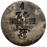 Restauracja Moulin Rouge w Warszawie, zestaw żetonów o ...