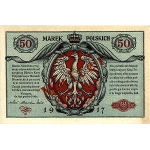 50 marek polskich 9.12.1916, \jenerał, MUSTER A.0000000