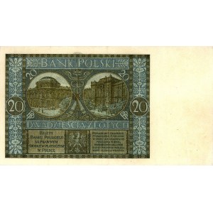 20 złotych 1.03.1926, seria A, Miłczak 63a, Pick 65, ba...