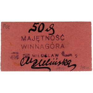 Winnagóra - Majętność, 50 fenigów (1917), Jabł. 3576, K...