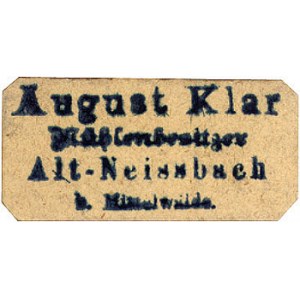 Alt-Nissbach k/ Międzylesia (Mittelwalde), 20 fenigów 1...