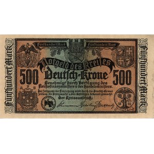 Wałcz, 500 marek 1922, Keller 125