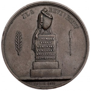 medal autorstwa Nouveta wybity przez Polski Komitet Emi...
