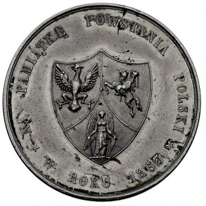 Powstanie Styczniowe 1863 r.- medal autorstwa F. Landry...