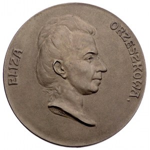 Eliza Orzeszkowa- medal autorstwa J. Raszki wybity z ok...