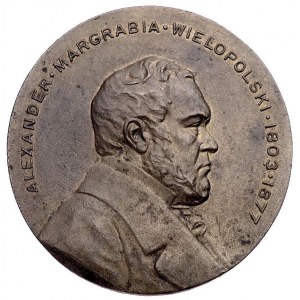 Aleksander Wielopolski- medal autorstwa J. Chylińskiego...