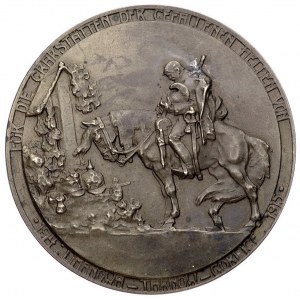 medal jednostronny autorstwa Franciszka Mazura wybity k...