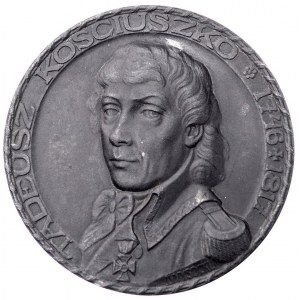 Tadeusz Kościuszko- medal autorstwa Jana Wysockiego wyb...
