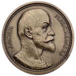 Jacek Malczewski- medal autorstwa J. Raszki wybity z ok...