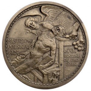 Jacek Malczewski- medal autorstwa J. Raszki wybity z ok...