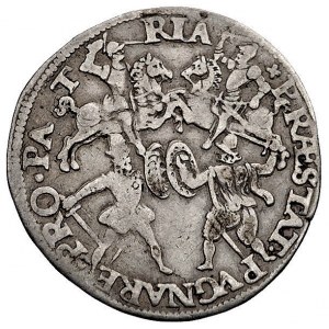 egzekucja hrabiów Hoorna i Egmonta-medal 1579 r., Aw: S...