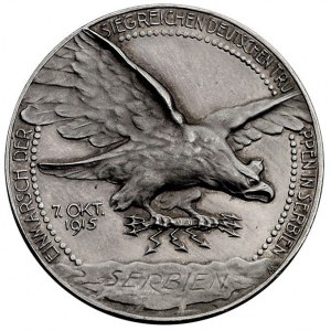 medal gen. von Gallwitz 1915 r., Aw: Popiersie generała...
