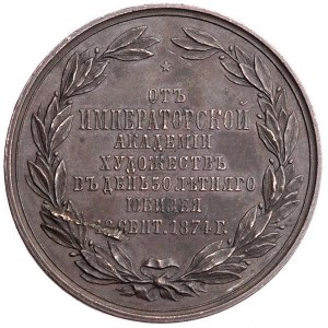 medal ku czci rektora Akademii Sztuk Pięknych Th. I. Jo...