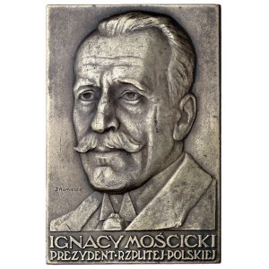 Ignacy Mościcki- plakieta autorstwa J. Aumillera 1926 r...