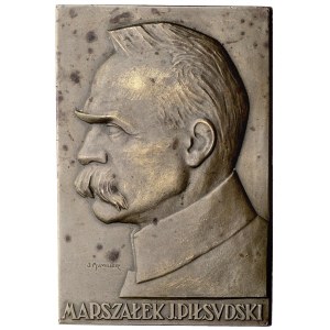 Józef Piłsudski- plakieta autorstwa Aumillera 1926 r.; ...
