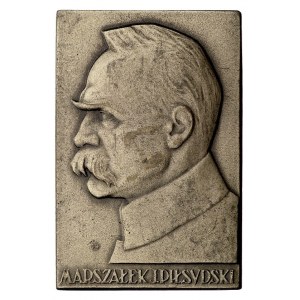 Józef Piłsudski- plakieta autorstwa J. Aumillera 1926 r...