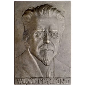Władysław Reymont- plakieta autorstwa J. Aumillera 1926...