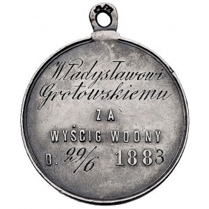 medal Warszawskiego Towarzystwa Wioślarskiego dla Włady...