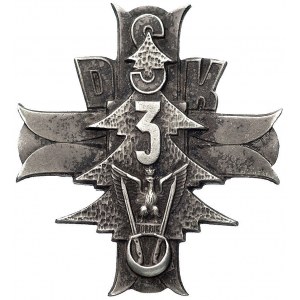 odznaka pamiątkowa 3 Dywizji Strzelców Karpackich alpak...