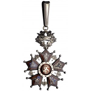 Cywilny Krzyż Komandorski Orderu Białego Lwa, srebro, z...