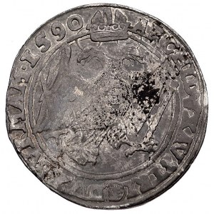 talar, 1590, Kutna Hora, Aw: Popiersie cesarza i napis ...