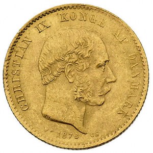 20 koron 1876, Kopenhaga, Fr. 295, złoto, 8.96 g