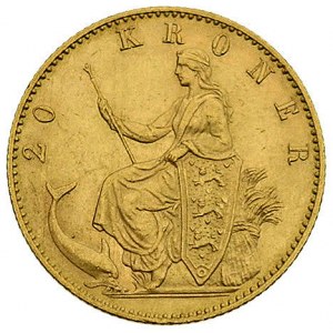 20 koron 1900, Kopenhaga, Fr. 295, złoto, 8.97 g