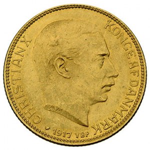 20 koron 1917, Kopenhaga, Fr. 299, złoto, 8.96 g