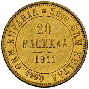 Mikołaj II 1894-1917, 20 marek 1911, Helsinki, Bitkin 3...