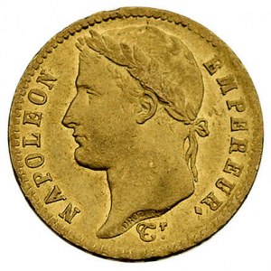 20 franków 1812 A, Paryż, Fr. 511, złoto, 6.43 g
