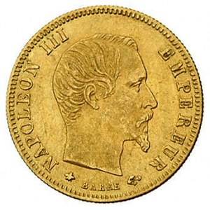 5 franków 1859 BB, Strasburg, Fr. 579, złoto, 1,61 g