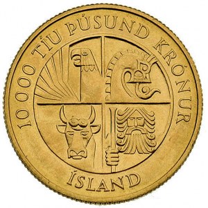 10.000 koron 1974, Fr. 2, złoto, 15.67 g