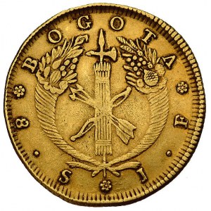 8 escudo 1826, Bogota, Fr. 67, złoto, 28.86 g