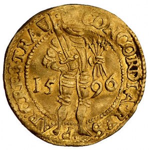 dukat 1596, Utrecht, Delm. 963, Fr. 284, złoto, 3.47 g,...