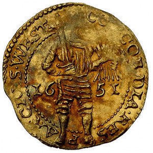 dukat 1651, Zachodnia Fryzja, Delm. 836, Fr. 294, złoto...