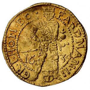 dukat 1634, Zwolle, Delm. 1133, Fr. 213, złoto, 3.46 g,...