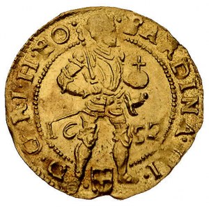 dukat 1652, Zwolle, Delm. 1133, Fr. 213, złoto, 3.48 g