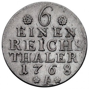 1/6 talara 1768 A, Berlin, Schrötter 597, Olding 81