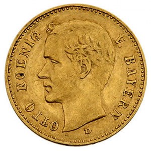 Otto 1886-1913, 10 marek 1900/D, Monachium, J.201, Fr. ...