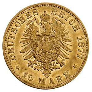 Ludwik III 1848-1877, 10 marek 1877/H, Darmstadt, J. 21...