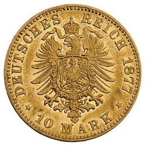 Ludwik III 1848-1877, 10 marek 1877/H, Darmstadt, J. 21...