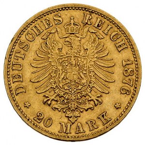 Albert 1873-1902, 20 marek 1876/E, Muldenhütten, J. 262...