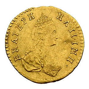 połtina 1777, Petersburg, Bitkin 109, Fr. 119, złoto, 0...
